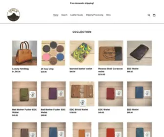 Ramblinleathergoods.com(Handmade Leather goods) Screenshot