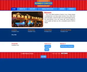 Rambocircus.in(Rambo Circus) Screenshot