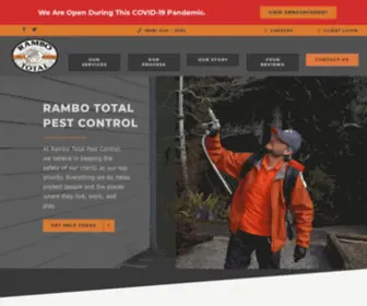 Rambopest.com(Rambo Total Pest Control) Screenshot