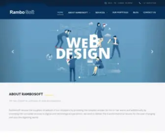 Rambosoft.com(Best Website Designing Company) Screenshot