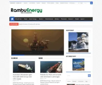 Rambuenergy.com(Rambu Energy) Screenshot