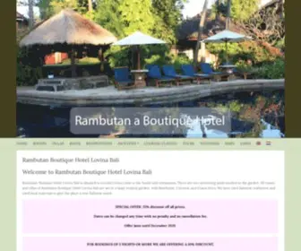 Rambutan.org(Rambutan Boutique Hotel Lovina Bali) Screenshot