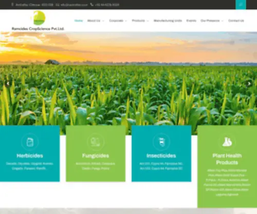 Ramcides.com(Ramcides CropScience) Screenshot