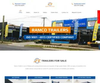 Ramcotrailers.com.au(Trailers for Sale) Screenshot