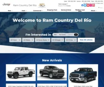 Ramcountrychryslerdodgejeep.com(Ram Country Del Rio) Screenshot