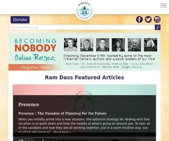 Ramdass.org(Ram Dass) Screenshot