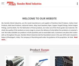 RamdevMetalindustries.in(Ramdev Metal Industries) Screenshot