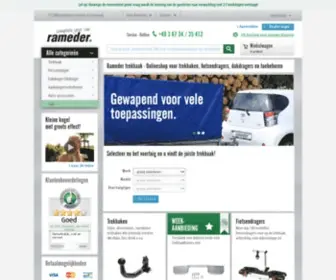 Rameder.be(RAMEDER online store voor trekhaken") Screenshot