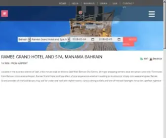 Rameegrandbahrain.com(Luxury Hotels in Seef) Screenshot