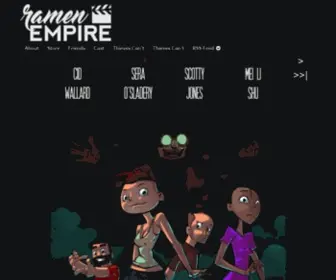 Ramen-Empire.com(A comic strip about film) Screenshot