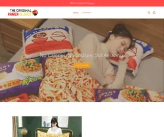 Ramenblanketco.com(Ramen Blanket) Screenshot