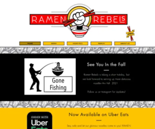 Ramenrebels.com(Ramen Rebels Offers authentic styles of Japanese ramen with attitude. Everything) Screenshot