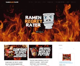 Ramenregretrater.com(Rating) Screenshot