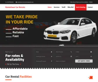 Rameshwarcarrentals.com(Rameshwar Car Rentals Service) Screenshot