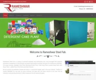 Rameshwar.co.in(Detergent Cake Plant) Screenshot