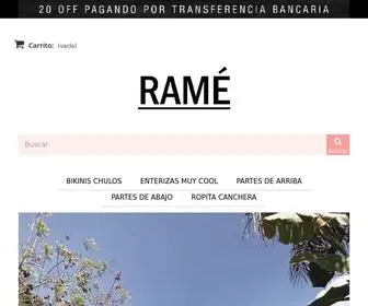 RameStore.com(RAMÉ STORE) Screenshot