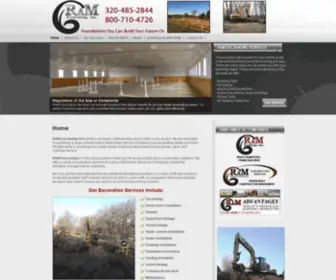 Ramexcavating.com(Excavating Contractor) Screenshot