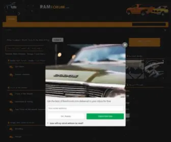 Ramforum.com(DODGE RAM FORUM) Screenshot
