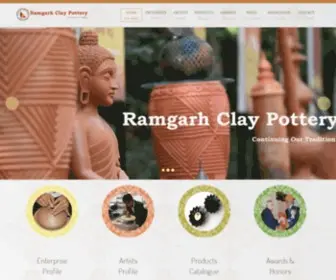 RamGarhclaypottery.com(We are manufacturer of all kind of terracotta items like) Screenshot