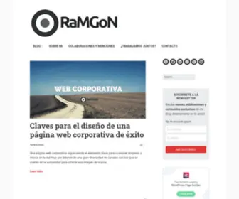RamGon.es(Blog sobre Social Media) Screenshot