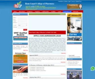 RamGopalcollege.com(Pharmacy Colleges Delhi) Screenshot