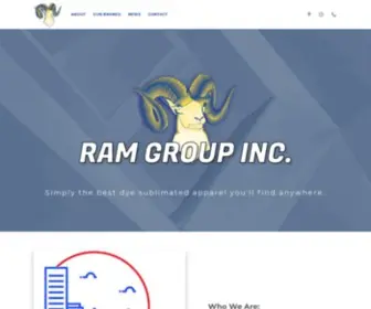 RamGroupinc.com(We're an American clothing and apparel manufacturer) Screenshot