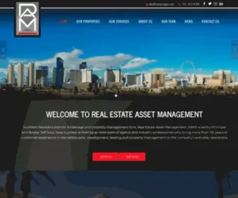 RamGrouplv.com(Led by Principal and Broker Jeff Susa RAM Real Estate Management) Screenshot