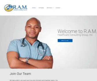 Ramhcg.com(Healthcare Consulting Group) Screenshot