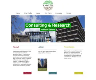 Ramidus.co.uk(Ramidus Consulting Ltd) Screenshot