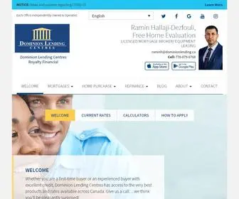 Raminmortgages.com(Ramin Hallaji) Screenshot