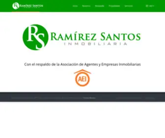 Ramirezsantosinmobiliaria.com(Ramírez Santos Inmobiliaria) Screenshot