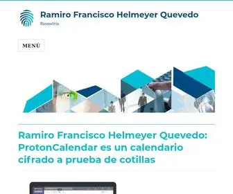 Ramirofranciscohelmeyerquevedo.info(Ramiro Francisco Helmeyer Quevedo) Screenshot