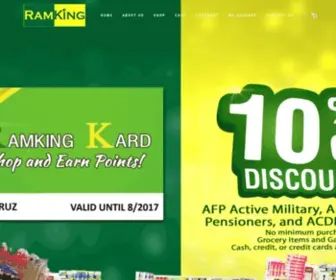 Ramking.com.ph(RAMKING Official Online Store) Screenshot