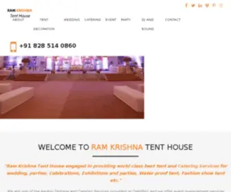 Ramkrishnatenthouse.in(Ram Krishna Tent House Noida) Screenshot