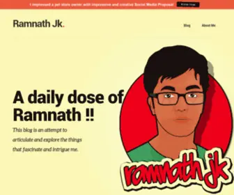 RamnathJK.com(My Personal Blog) Screenshot