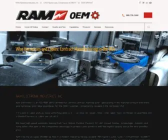 Ramoem.com(RAM Electronic Industries) Screenshot