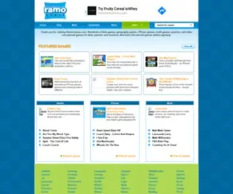 Ramogames.com(Kids Educational Games) Screenshot
