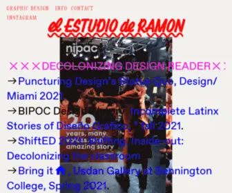 Ramongd.net(Ramon Tejada is a (New Yorkino / Afro) Screenshot