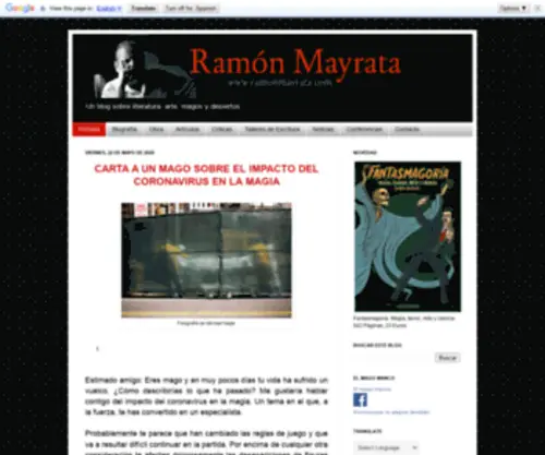 Ramonmayrata.com(Ramón) Screenshot