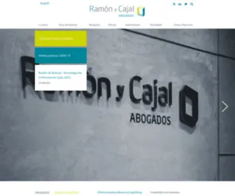 Ramonycajalabogados.com(Ramón) Screenshot