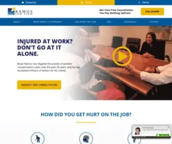 Ramoslawfirm.com(Atlanta Workers' Compensation Lawyer) Screenshot