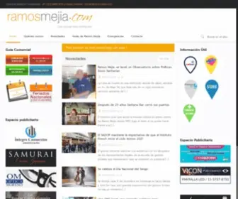 Ramosmejia.com(RamosMejia, una ciudad para disfrutar. Encontrá todo en un solo lugar) Screenshot