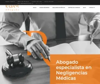 Ramosmesonero.com(Abogados Negligencias Médicas) Screenshot