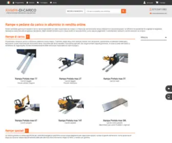 Rampa-DI-Carico.it(Negozio online di vendita di rampe e pedane di carico in alluminio) Screenshot