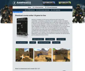 Rampagecs.com(Download Counter) Screenshot