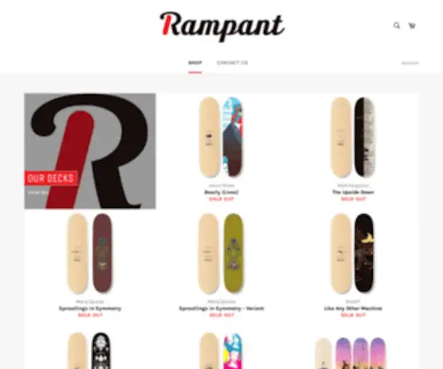 Rampantdecks.com(Rampant Decks) Screenshot