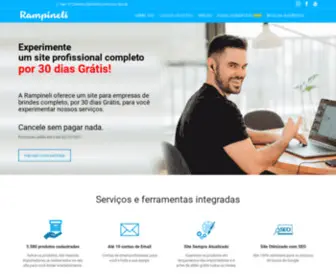 Rampineli.com.br(Site para Empresas de Brindes por 30 dias Grátis) Screenshot