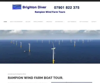 Rampionoffshorewindfarm.co.uk(Tours from Brighton Marina) Screenshot