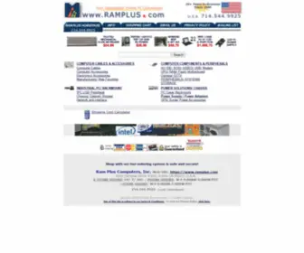 Ramplus.com(RAM PLUS COMPUTERS) Screenshot