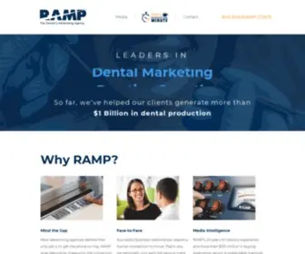 Rampresults.com(RAMP The Dentist's Advertising Agency) Screenshot